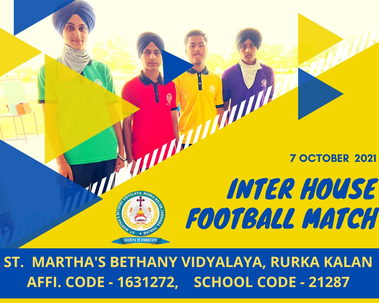 Inter house football match 7-10-2021