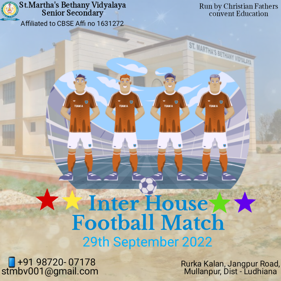 Inter House Football Match 2022-23